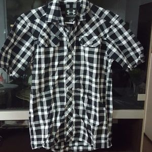 Under Armour button down shirt sleeve